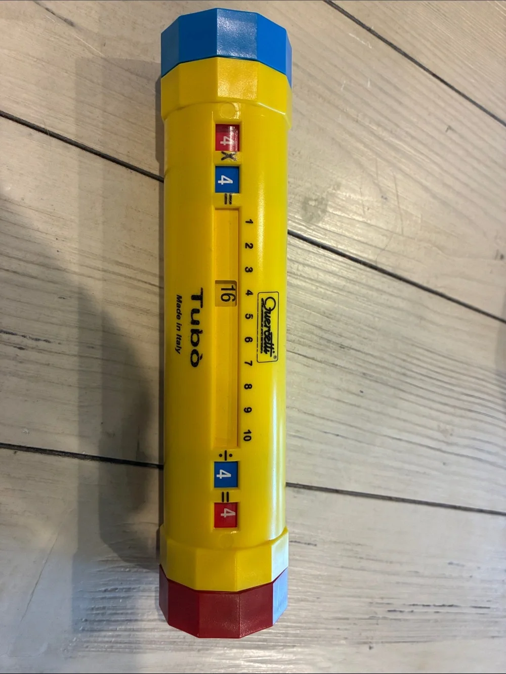 Tubò Yellow Counting Tube Math Toy by